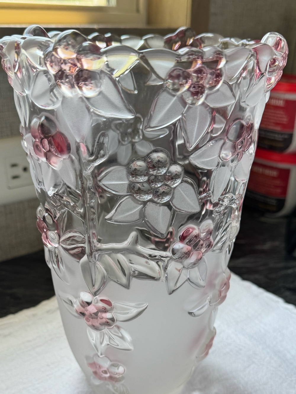 Studio Silversmiths Venezia Collection Glass Vase
